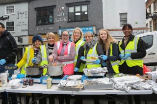 Tracy’s Street Kitchen feeding the homeless on Christmas day 2018